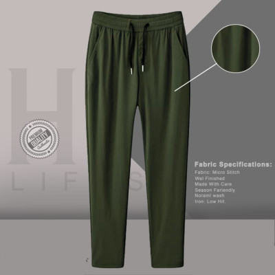 Premium Quality Solid Trouser's- OLIVE.