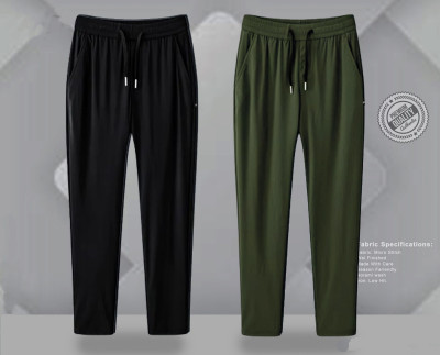Premium Quality Solid Trouser's- BLACK & OLIVE.