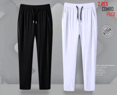 Premium Quality Solid Trouser's- WHITE & BLACK.