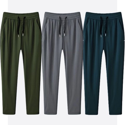 Premium Quality Solid Trouser's- OLIVE, ASH & GREEN.