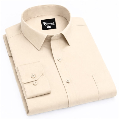 Premium Quality Formal Shirt - হালকা বাদামী।