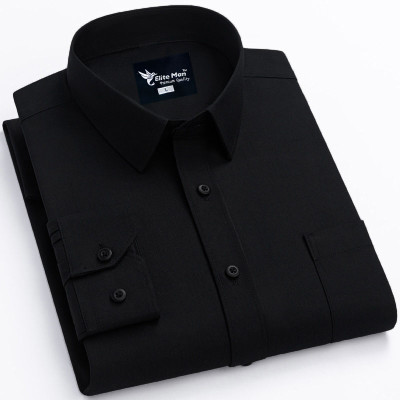 Premium Quality Formal Shirt - কালো।